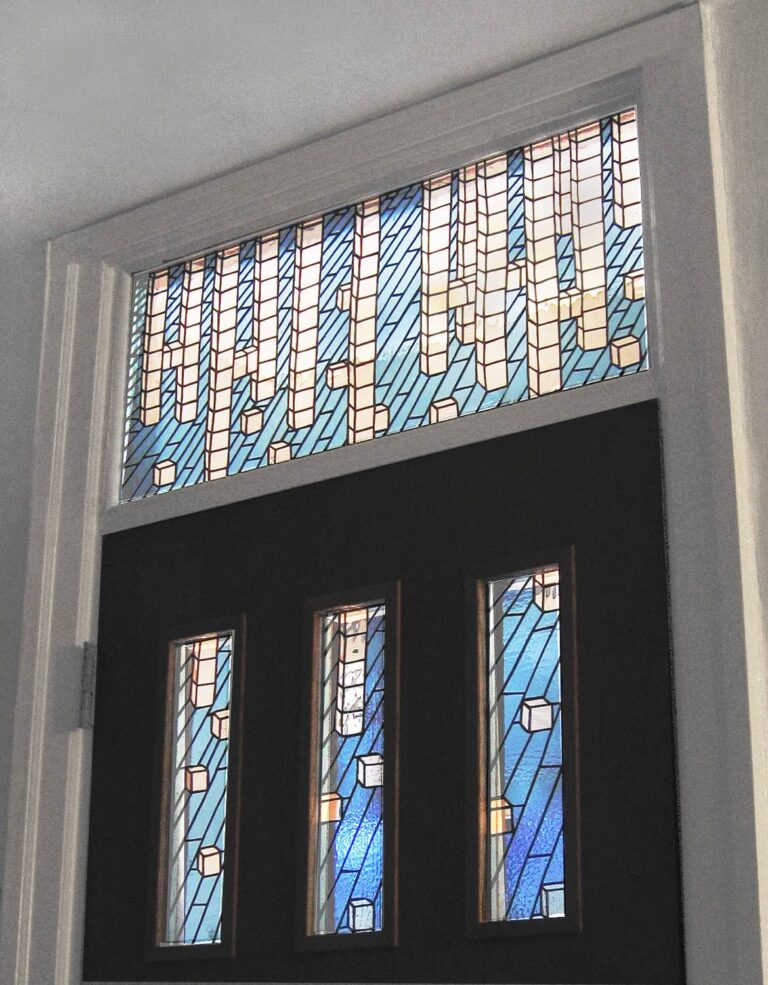 Marina Borker Stained Glass Block Transom